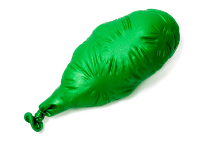Deflated-balloon