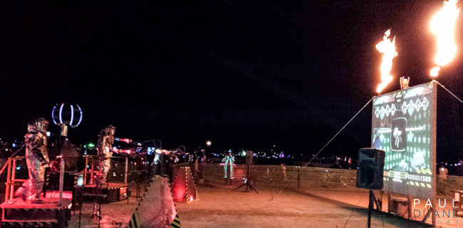 Flame Thrower Arcade, Burning Man 2013 20130826_221904