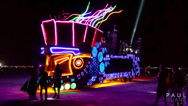 Mayan Warrior Art Car. Burning Man 2013 20130827_002032