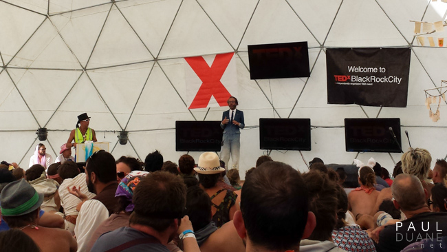 TEDx Black Rock City at Playa School. Burning Man 2013 20130829_164441