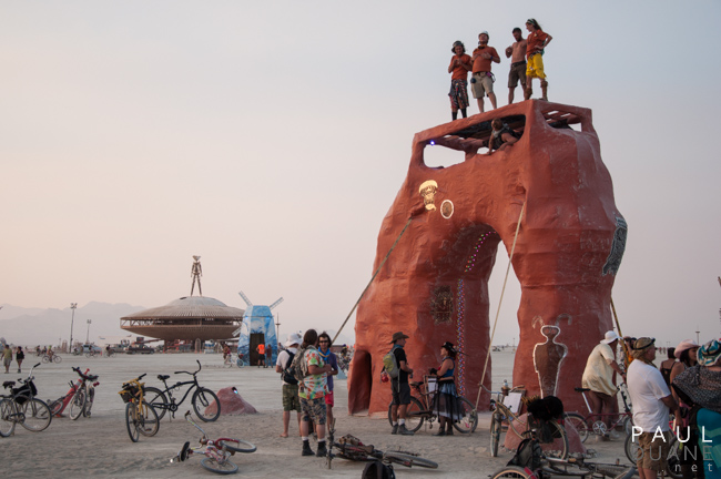 Psychadelicate Arch, Utah C.O.R.E. project. Burning Man 2013 _DSC2236