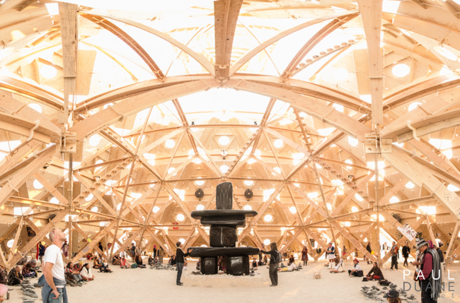temple interior panorama
