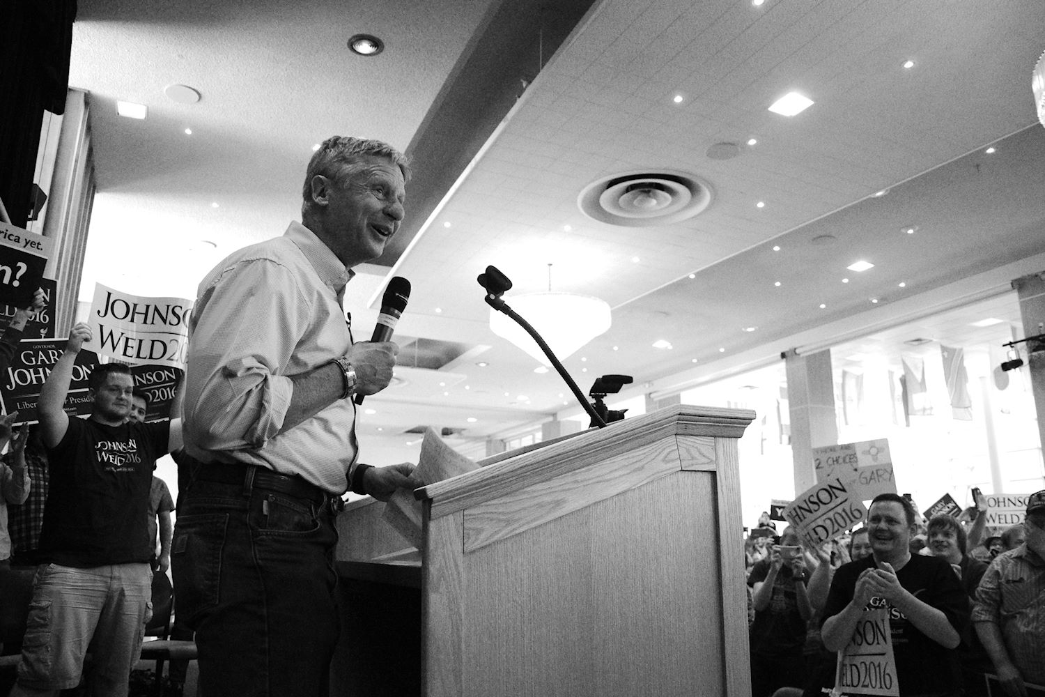 Gary Johnson Libertarian Presidential Rally in SLC Utah